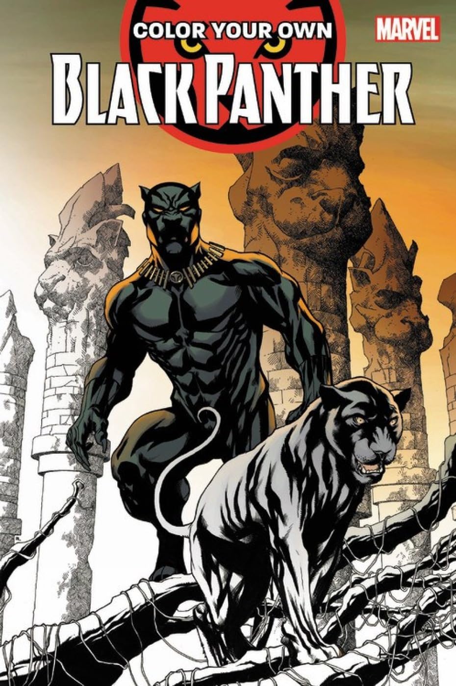 Color Your Own Black Panther Manga