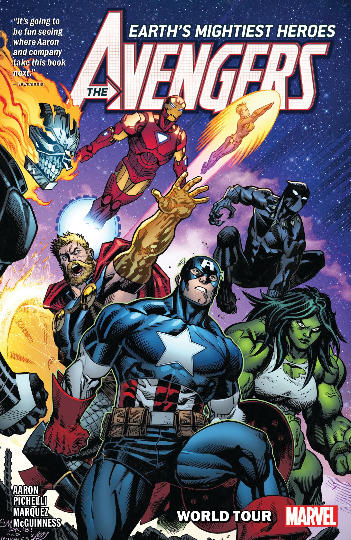 AVENGERS BY JASON AARON VOL. 2: WORLD TOUR Manga