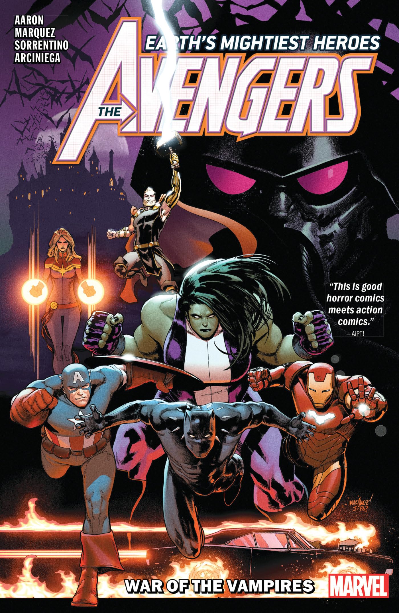 AVENGERS BY JASON AARON VOL. 3: WAR OF THE VAMPIRES Manga