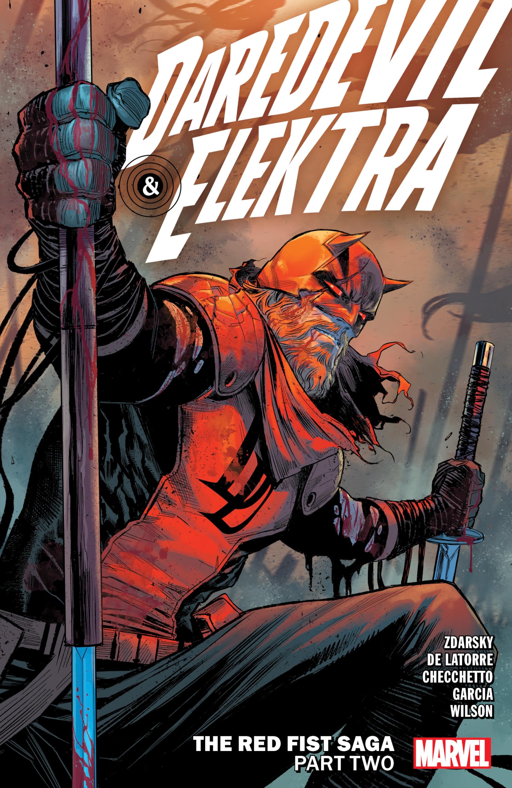 Daredevil & Elektra By Chip Zdarsky Vol. 2: The Red Fist Saga Part Two Manga