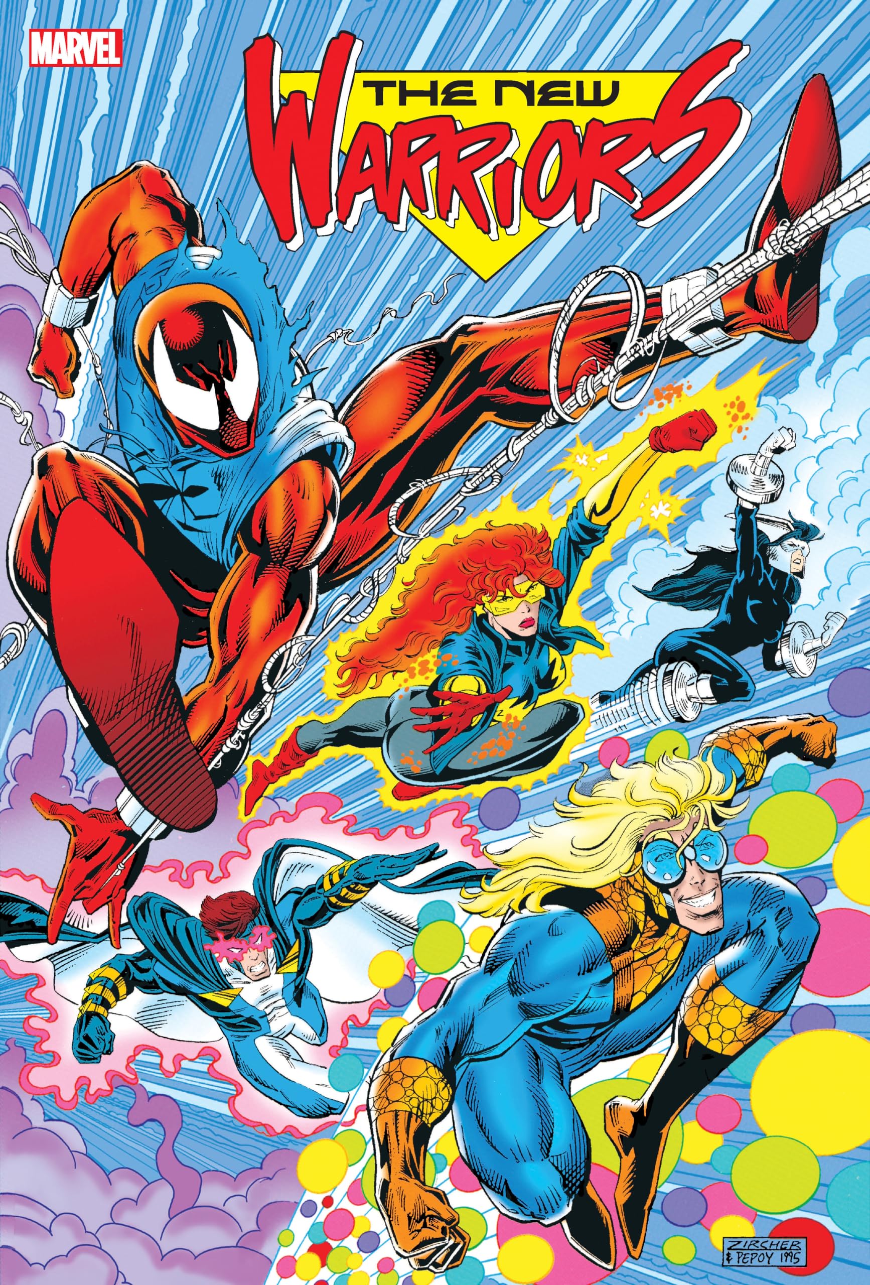 New Warriors Classic Omnibus Vol. 3 Zircher Scarlet Spider Cover (New Warriors Classic Omnibus, 3) Manga