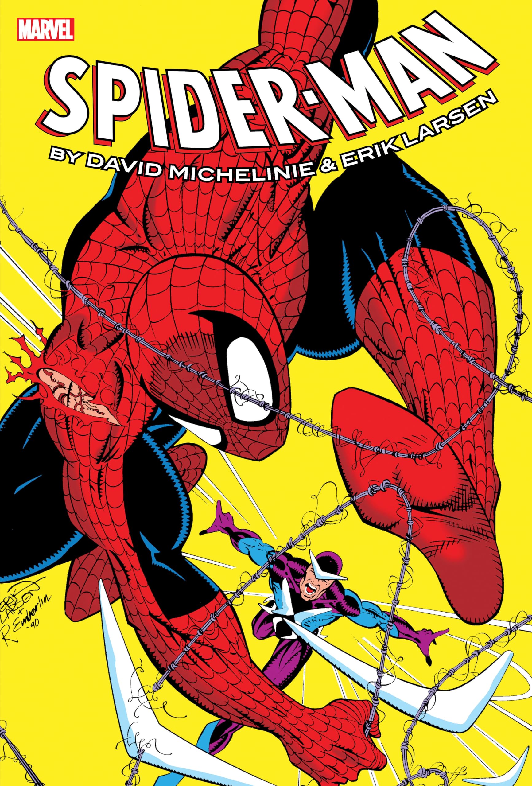 Spider-Man By Michelinie & Larsen Omnibus Erik Larsen Spider-Man Cover Manga