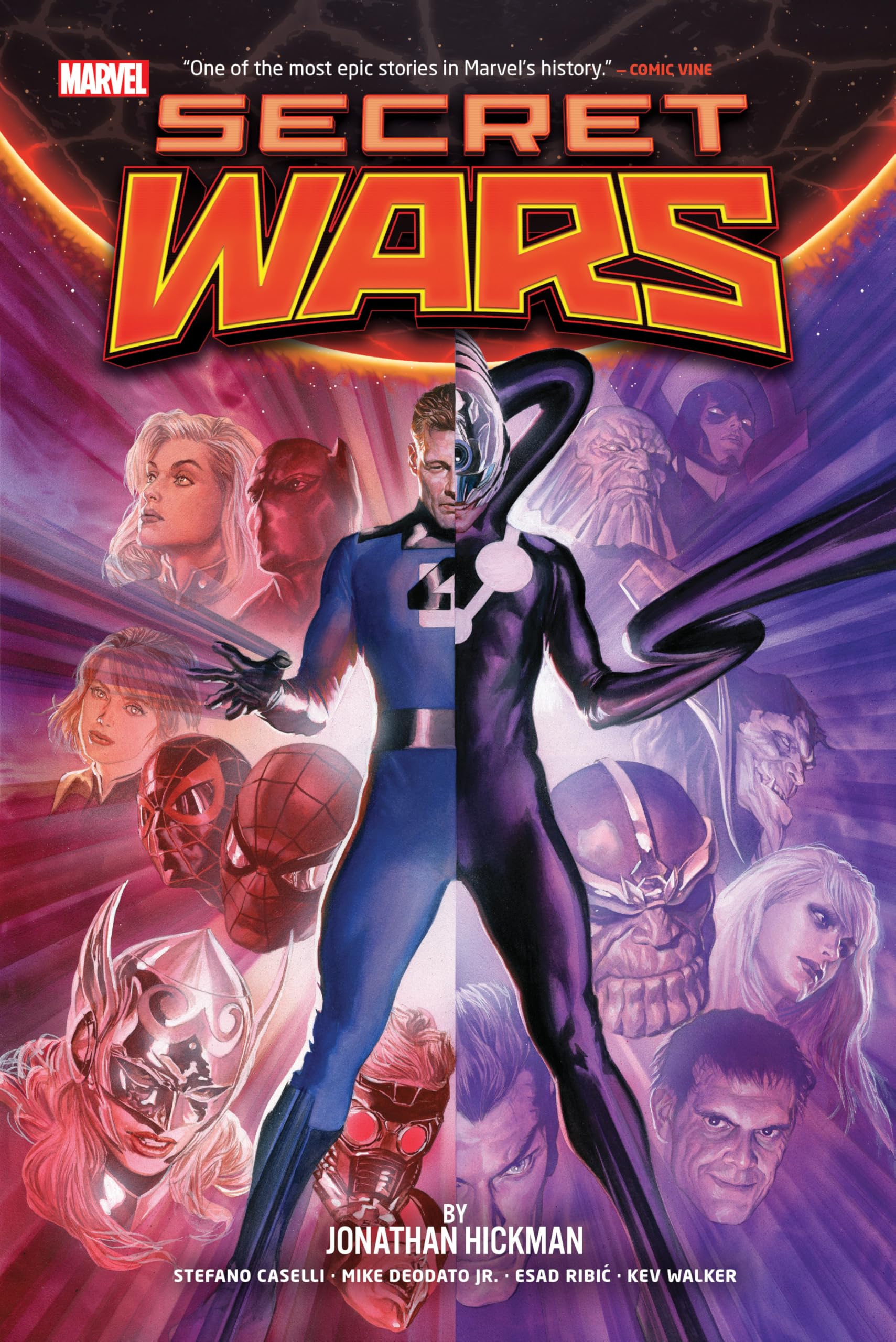 Secret Wars By Jonathan Hickman Omnibus Alex Ross Reed Richards Cover Manga