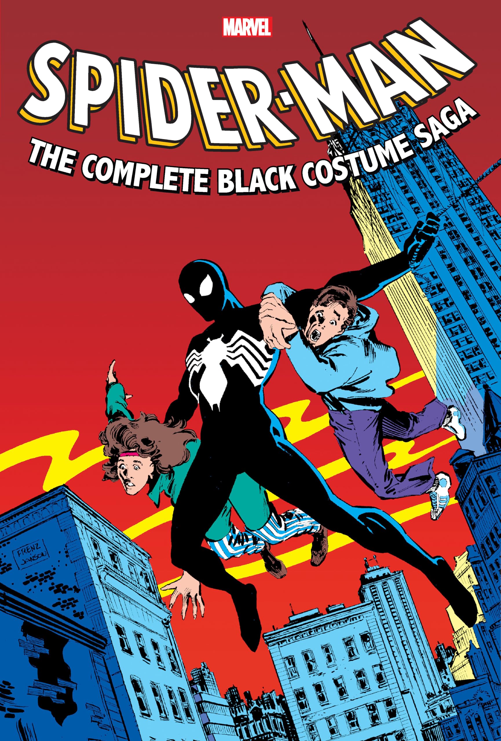 Spider-Man: The Complete Black Costume Saga Omnibus Ron Frenz Cover Manga