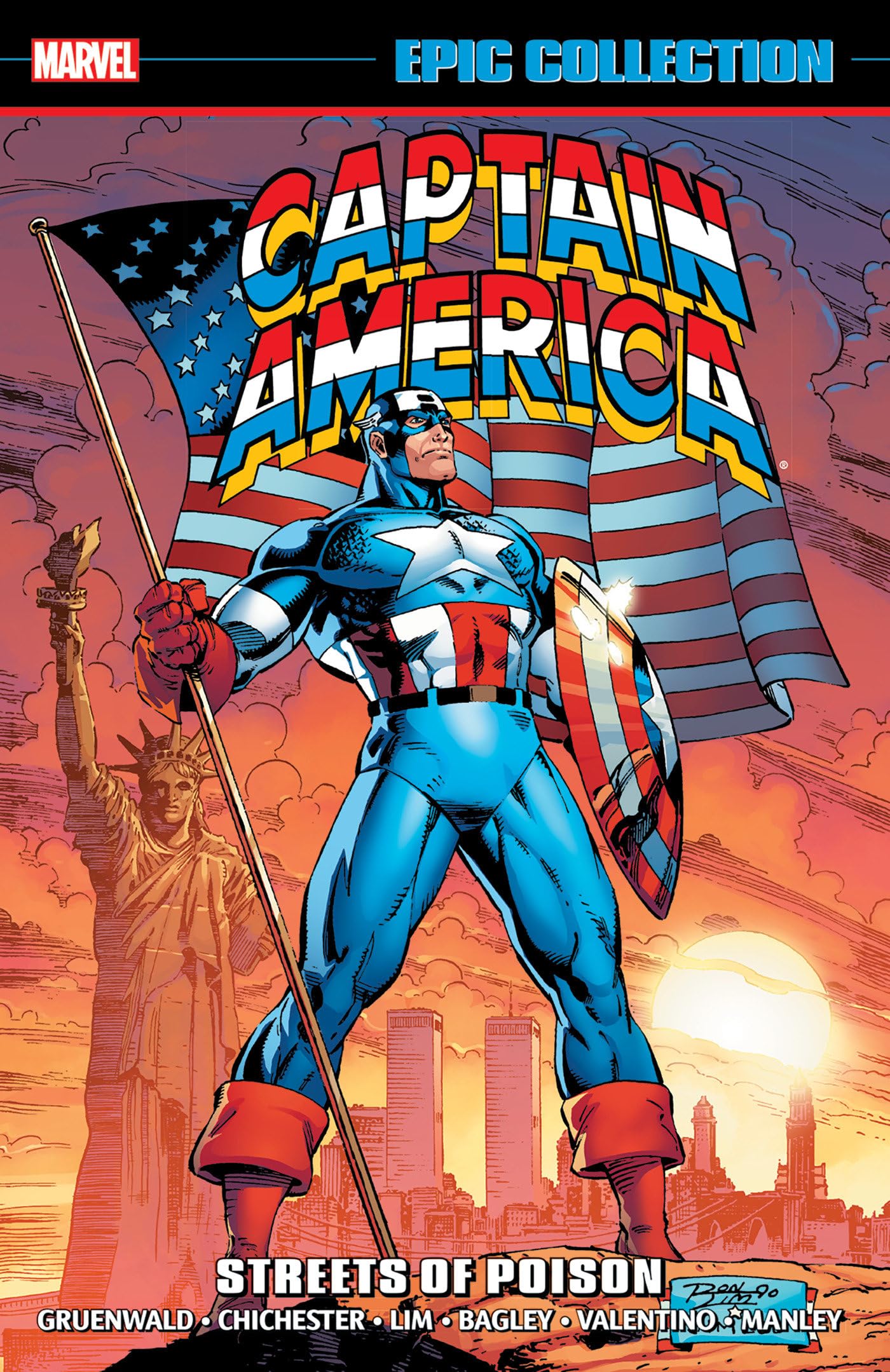Captain America Epic Collection: Streets Of Poison Manga