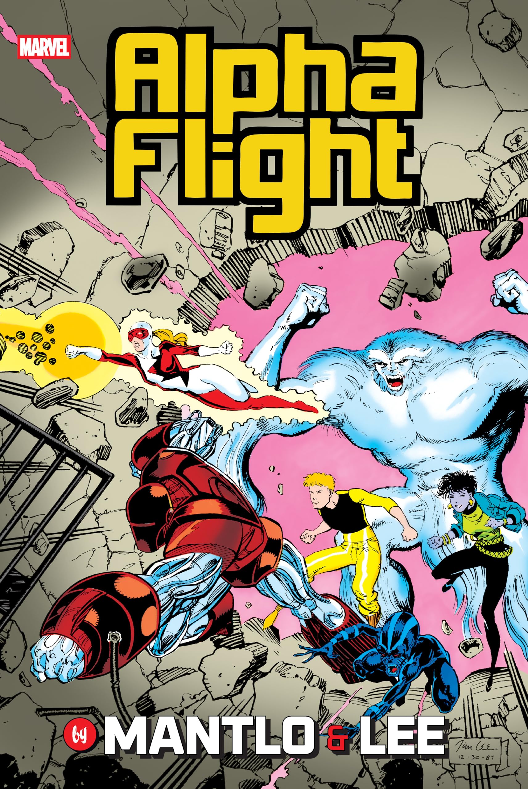 Alpha Flight By Mantlo & Lee Omnibus Jim Lee Cover Manga