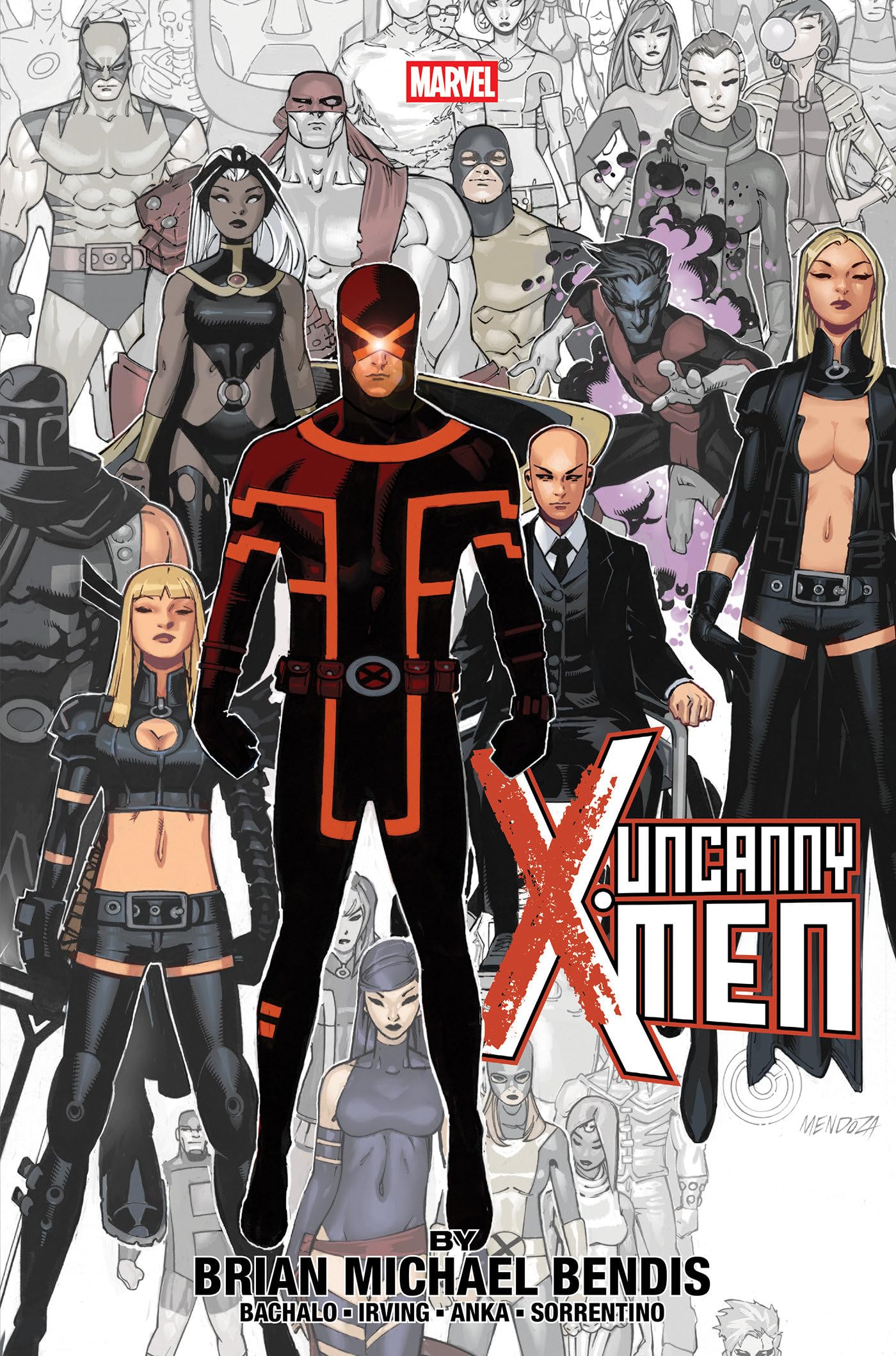 Uncanny X-Men By Brian Michael Bendis Omnibus Chris Bachalo Cover Manga