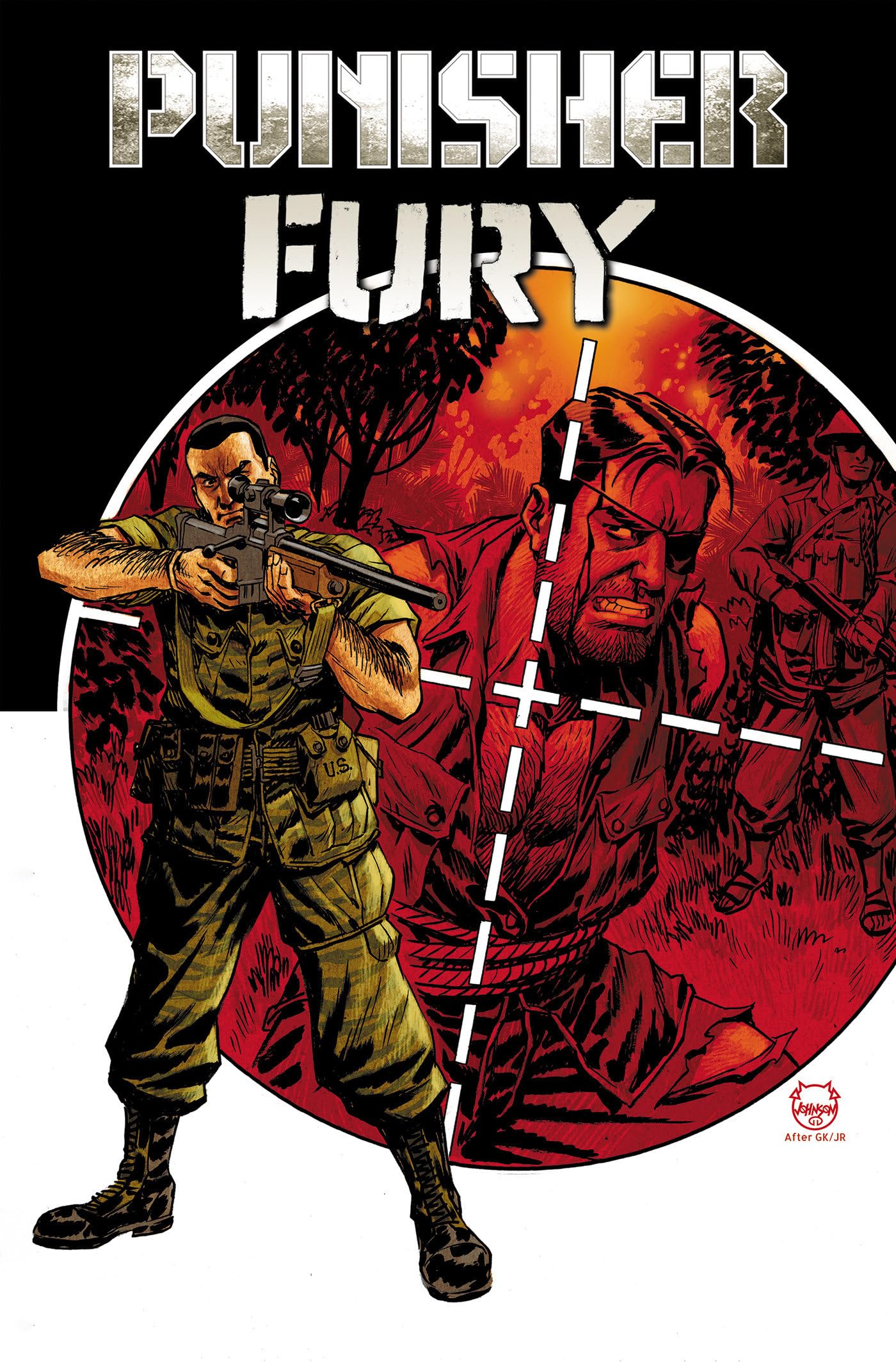 Punisher & Fury Max By Garth Ennis Omnibus Dave Johnson Cover (PUNISHER: THE PLATOON, Band 1) Manga