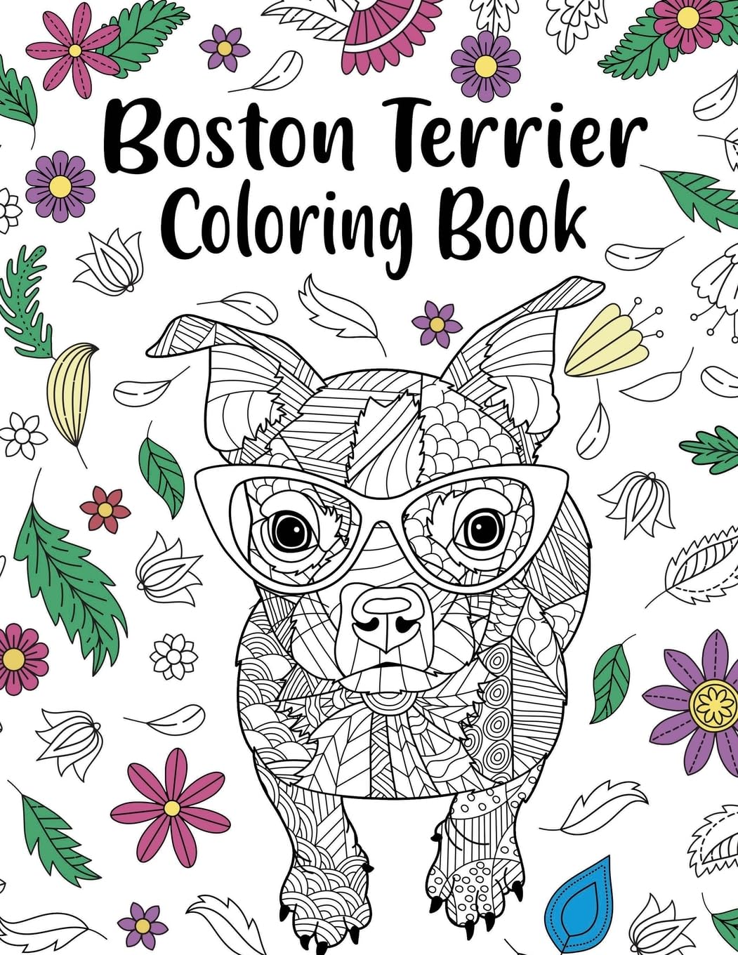 Boston Terrier Coloring Book Hobbies & Crafts