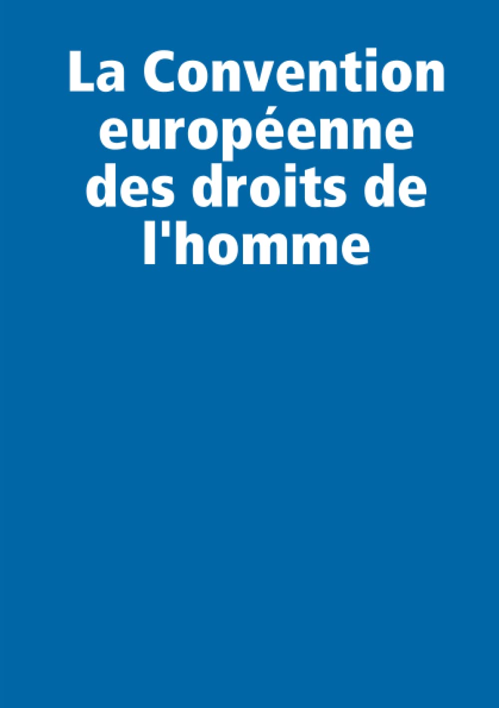 La Convention européenne book