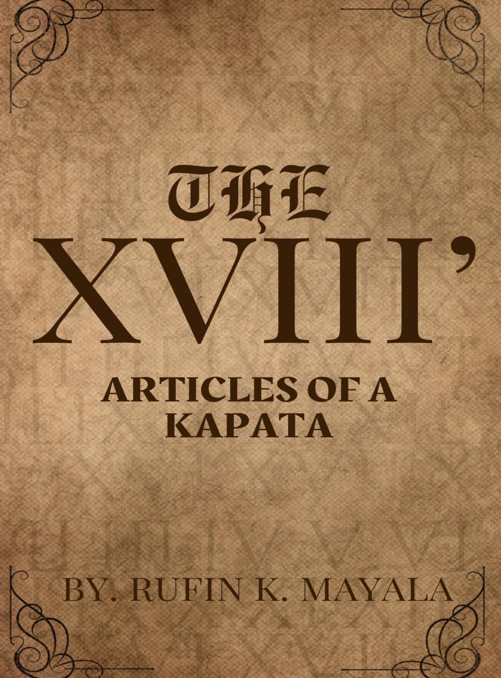 The 18' Articles of a Kapata Manga