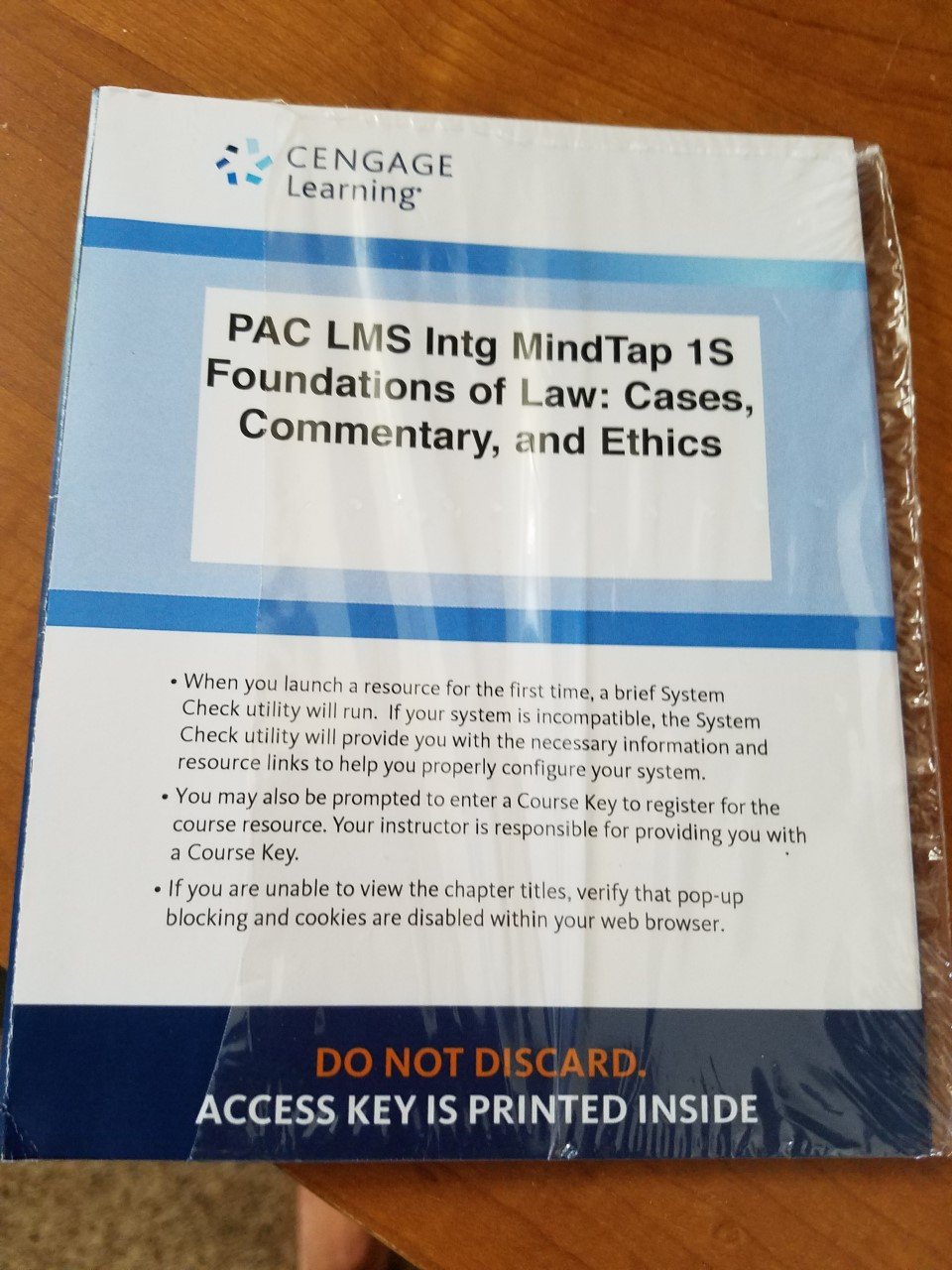 LMS Integrated for MindTap Paralegal, 1 term (6 months) Printed Access Card for Pyle/Bast's Foundations of Law: Cases, Commentary and Ethics, 6th Law