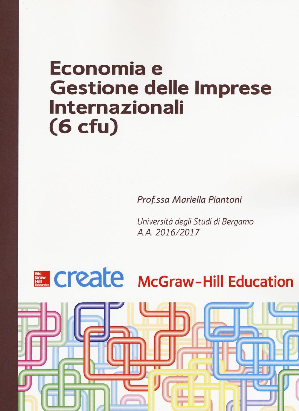 Economia e gestione delle imprese internazionali (6 cfu) book