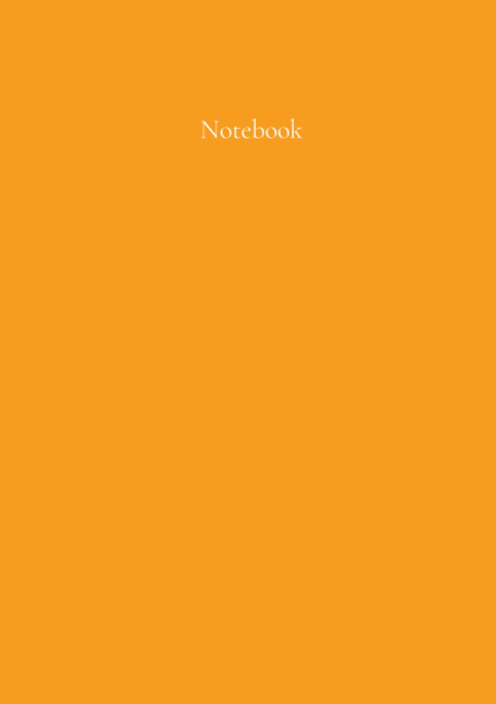 Classic A5 Notebook: Perfect Orange. By Paper Parisa Books