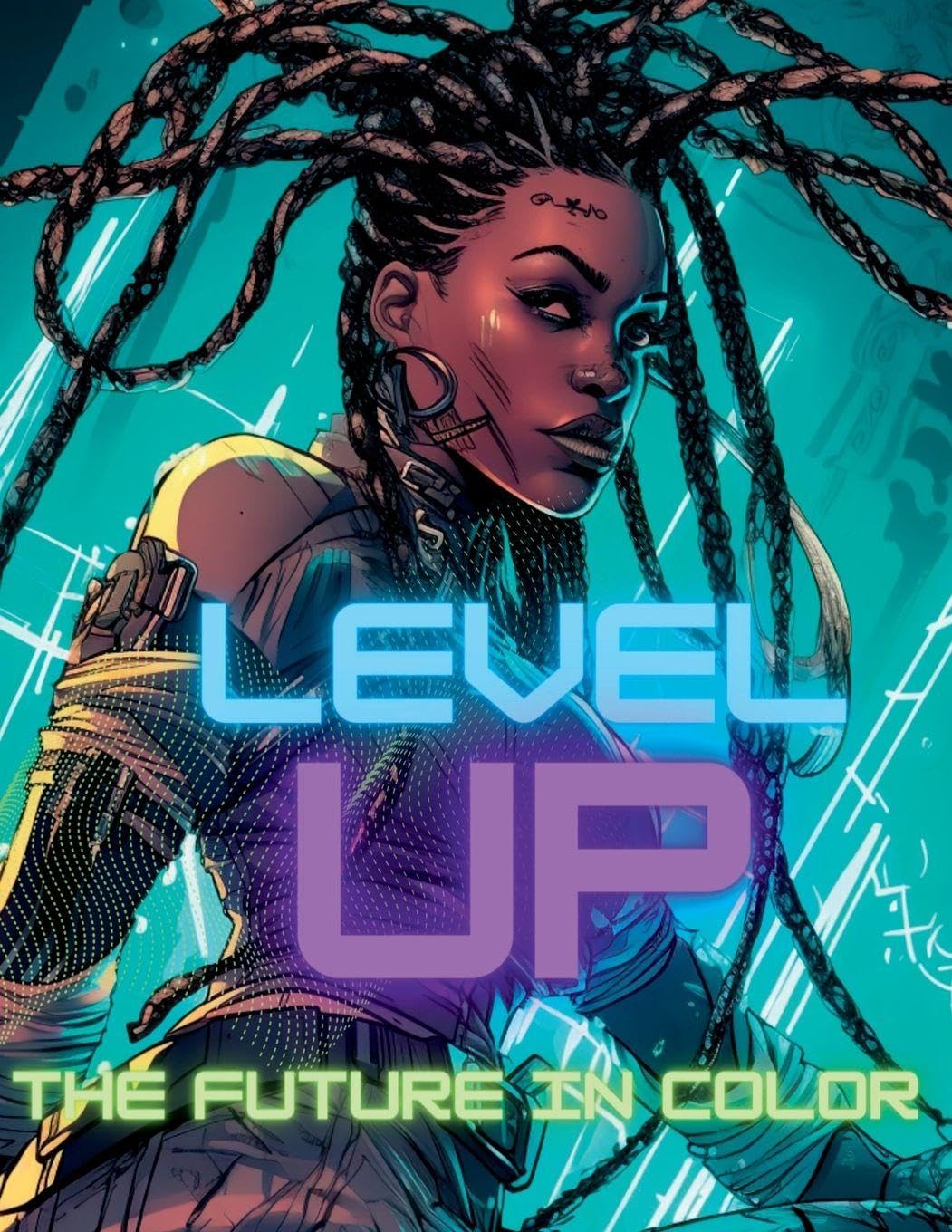 Level Up The Future In Color Afrofuturism African American Cyberpunk Coloring Book Tiptoi & Games