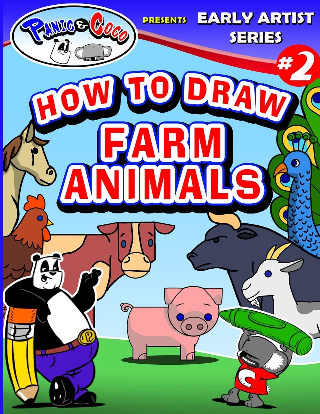 Panic and CoCo presents How To Draw Farm Animals Film, Art & Culture
