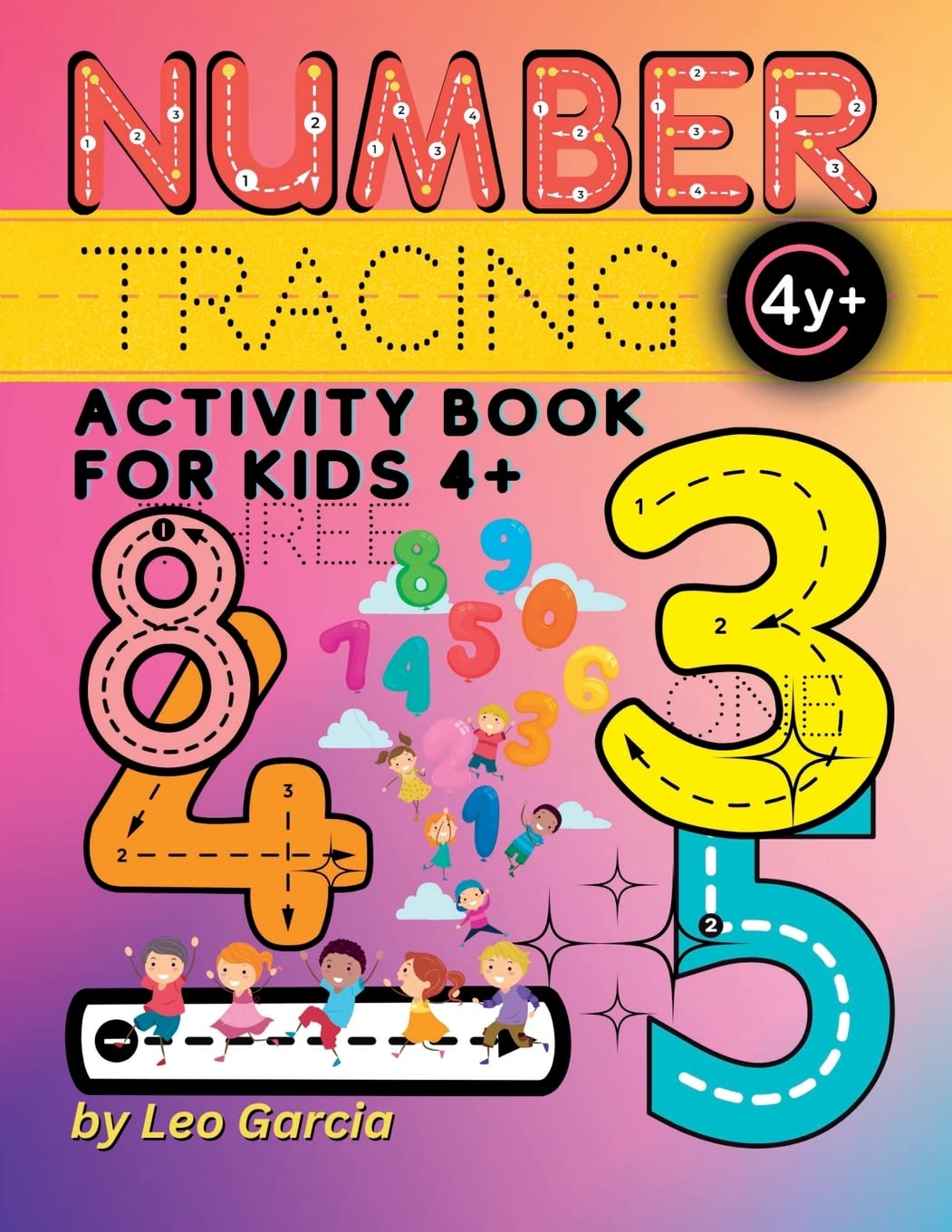 Numbers Tracing Activity Book For Kids 4+ Boys and Girls Hobbies & Crafts