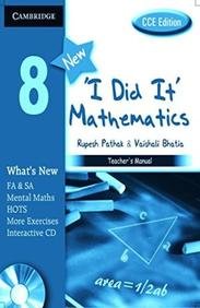 I DID IT MATHEMATICS LEVEL 8 TEACHERS BOOK WITH DVD-ROM CAMBRIDGE UNIVERSITY PRESS INDIA PVT LTD (CUPIPL) book