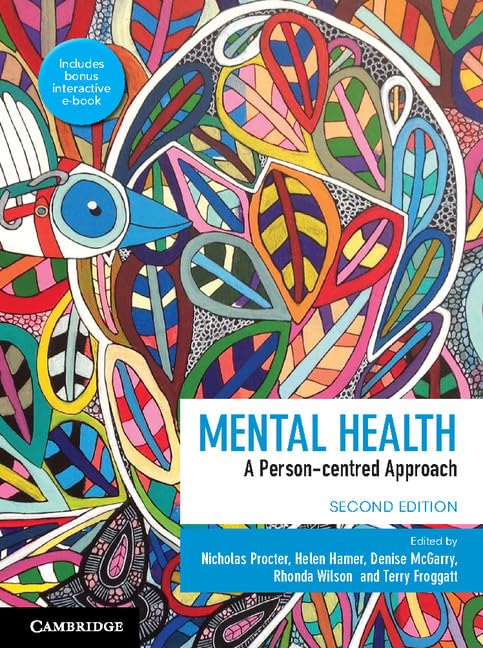 Mental Health: A Person-Centred Approach: A person-centered approach Medicine