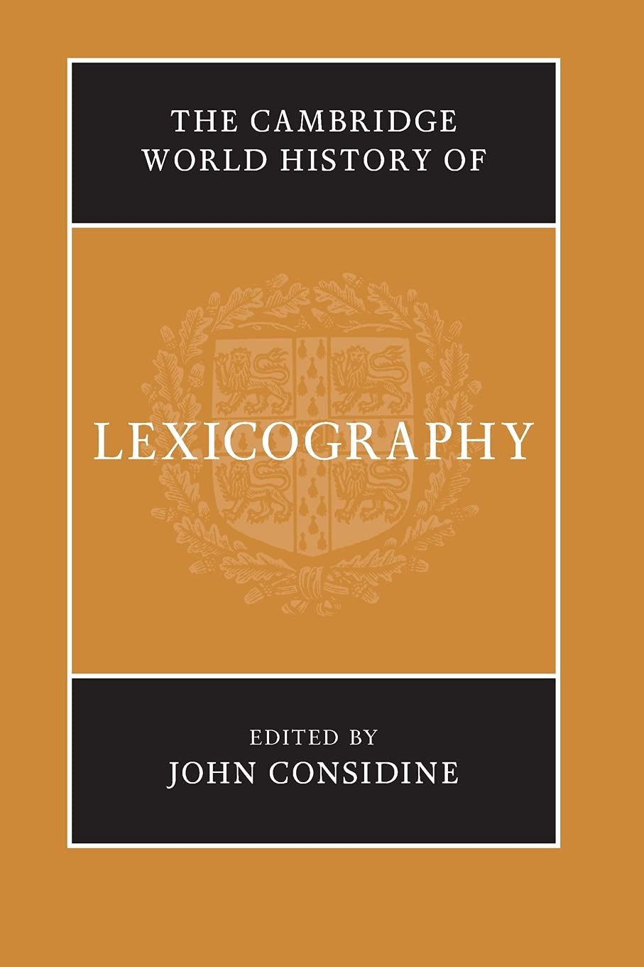 The Cambridge World History of Lexicography Contemporary literature