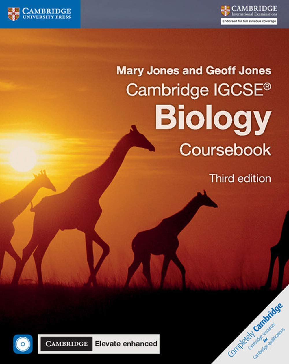Cambridge IGCSE® Biology Coursebook with CD-ROM and Cambridge Elevate Enhanced Edition (2 Years) book