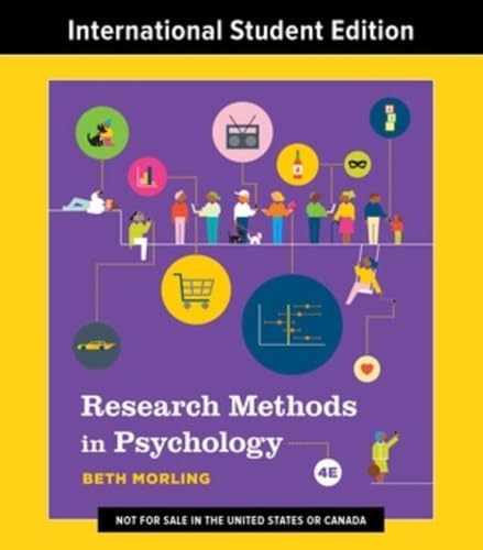 Research Methods in Psychology: Evaluating a World of Information Psychology