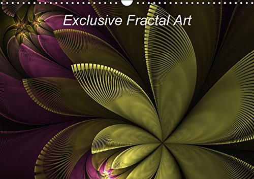 Exclusive Fractal Art / UK-Version (Wall Calendar 2015 DIN A3 Landscape): Luminous Apophysis Flames (Monthly calendar, 14 pages) (Calvendo Art) Leisure, Home & Garden