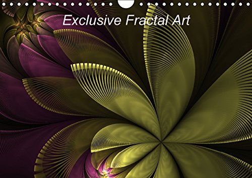 Exclusive Fractal Art / UK-Version (Wall Calendar 2015 DIN A4 Landscape): Luminous Apophysis Flames (Monthly calendar, 14 pages) (Calvendo Art) Leisure, Home & Garden