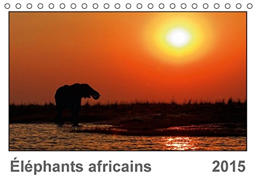 Éléphants africains (FR-Version) (Calendrier chevalet 2015 DIN A5 horizontal): Des prises fascinantes des éléphants africains (Calendrier mensuel, 14 Pages) (Calvendo Animaux) Garden & Plants