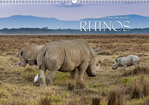 Emotional Moments: Rhinos UK Version (Wall Calendar 2015 DIN A3 Landscape): Rhinos are one of the absolutely endangered species in the world. Ingo ... calendar, 14 pages) (Calvendo Animals) Leisure, Home & Garden