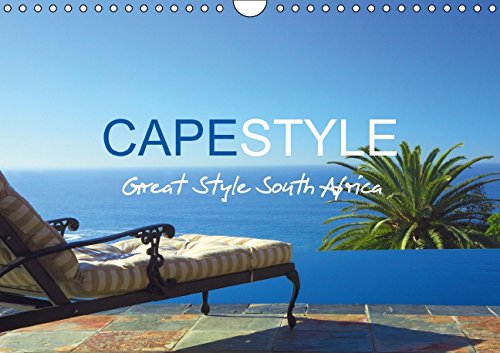 CAPESTYLE - Great Style South Africa UK-Version (Wall Calendar 2015 DIN A4 Landscape): South Africa no doubt is one of the most spectacular ... calendar, 14 pages) (Calvendo Places) Leisure, Home & Garden