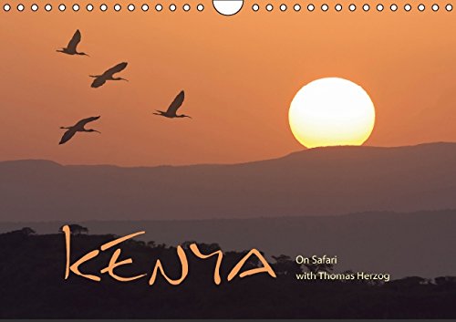 K E N Y A - UK Version (Wall Calendar 2015 DIN A4 Landscape): On Safari with Thomas Herzog (Monthly calendar, 14 pages) (Calvendo Animals) Leisure, Home & Garden