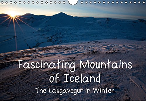 Fascinating Mountains of Island. The Laugavegur in Winter. "UK-Version" (Wall Calendar 2015 DIN A4 Landscape): Extraordinary winter pictures from the ... calendar, 14 pages) (Calvendo Places) Photography