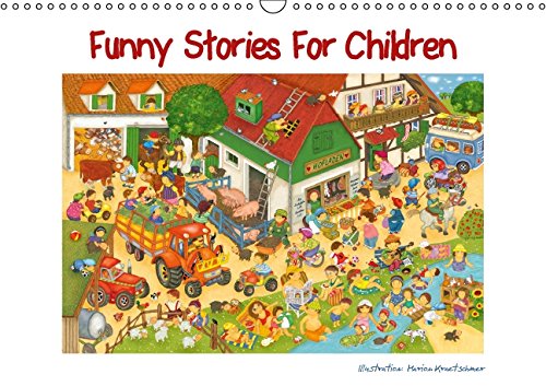 Funny Stories for Children (Wall Calendar 2015 DIN A3 Landscape): A brightly coloured calendar, designed with love. Every month, a new challenge: ... (Monthly calendar, 14 pages) (Calvendo Fun) Calendars