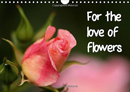 For the love of flowers 2016: A floral extravaganza. (Calvendo Nature) Photography