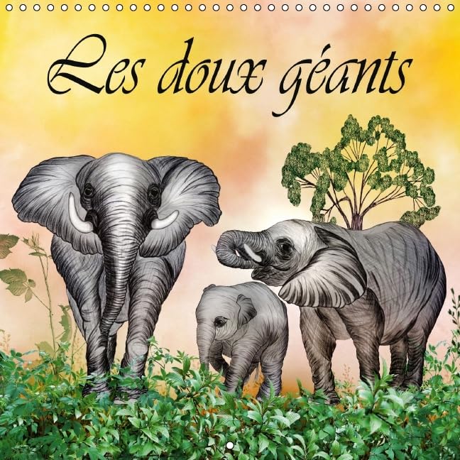 Les doux geants 2016: Dessins au crayon de couleur (Calvendo Art) Arts & Music
