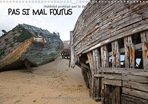 Pas Si Mal Foutus 2017: De Vieilles Carcasses De Bateaux En Bois Se Transforment Au GRE De L'eau, Du Vent, Du Sable. (Calvendo Choses) Film, Art & Culture