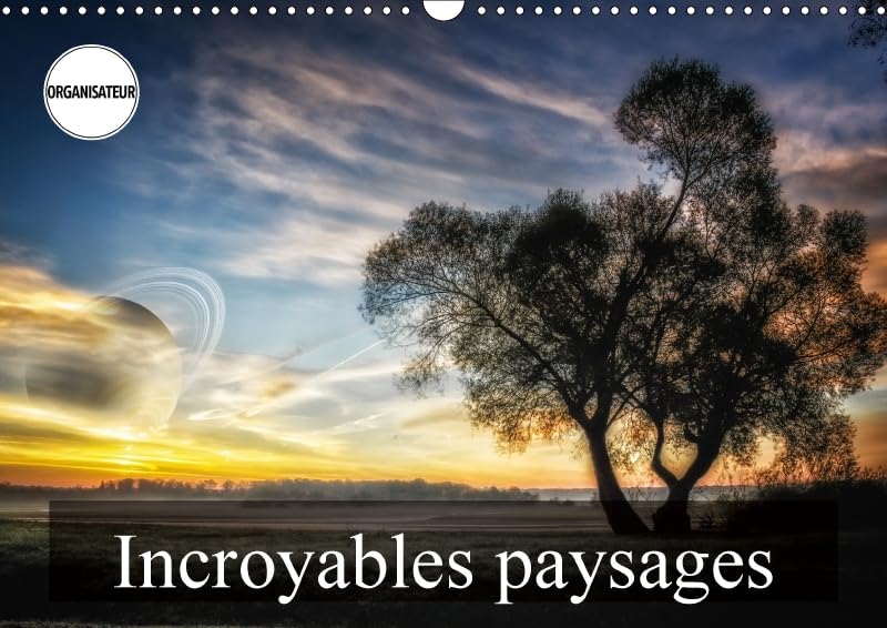 Incroyables paysages (Calendrier mural 2018 DIN A3 horizontal): Paysages imaginaires (Calendrier anniversaire, 14 Pages ) (Calvendo Art) Gaymard, Alain Contemporary literature Books