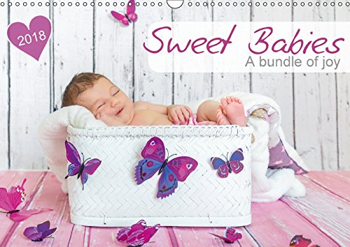 Sweet Babies - A bundle of joy (Wall Calendar 2018 DIN A3 Landscape): Loveable little companions to lighten up Your year (Monthly calendar, 14 pages ) (Calvendo People) Film, Art & Culture