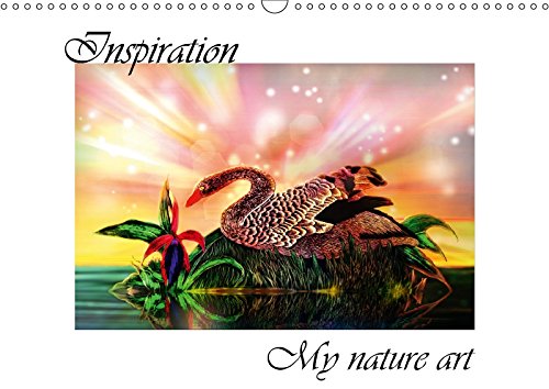 Inspiration My nature art (Wall Calendar 2018 DIN A3 Landscape): Coloured pencil drawings (Monthly calendar, 14 pages ) (Calvendo Art) Arts & Music