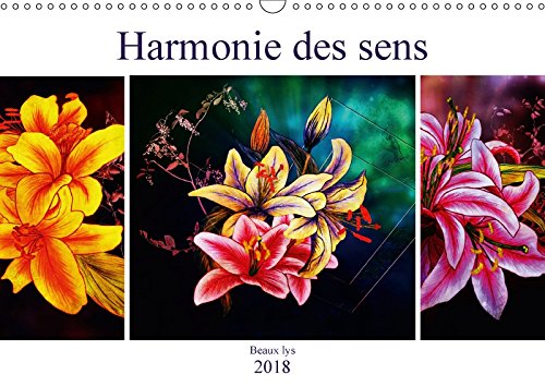 Harmonie des sens Beaux lys (Calendrier mural 2018 DIN A3 horizontal): Dessins aux crayons de couleur (Calendrier mensuel, 14 Pages ) (Calvendo Art) Djeric, Dusanka Arts & Music