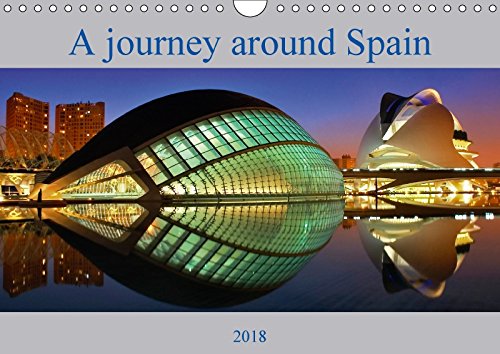 A journey around Spain (Wall Calendar 2018 DIN A4 Landscape): The most beautiful city views of Spain (Monthly calendar, 14 pages ) (Calvendo Places) Leisure, Home & Garden