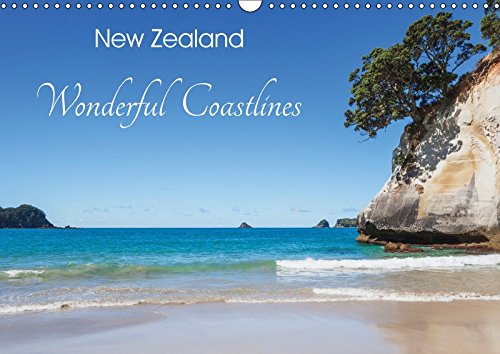 New Zealand (Wall Calendar 2018 DIN A3 Landscape): Wonderful Coastlines (Monthly calendar, 14 pages ) (Calvendo Nature) Photography