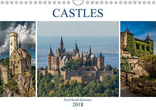 Castles from South Germany (Wall Calendar 2018 DIN A4 Landscape): Unique collection of photos of the most beautiful castles in South Germany. (Monthly calendar, 14 pages ) (Calvendo Places) Leisure, Home & Garden