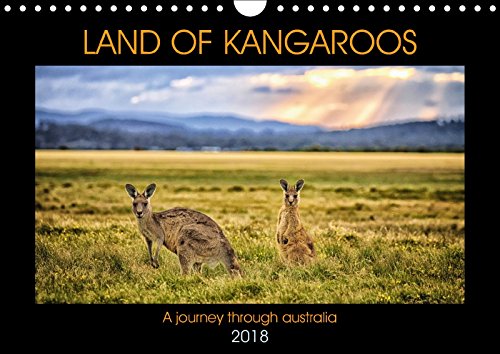 LAND OF KANGAROOS (Wall Calendar 2018 DIN A4 Landscape): A journey through paradise australia (Monthly calendar, 14 pages ) (Calvendo Nature) Photography