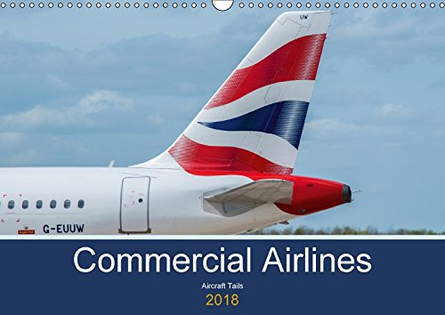 Commercial Airlines (Wall Calendar 2018 DIN A3 Landscape): Aircraft Tails (Monthly calendar, 14 pages ) (Calvendo Mobility) Leisure, Home & Garden
