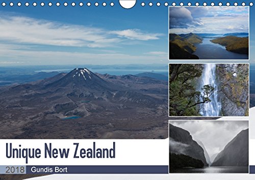 Unique New Zealand (Wall Calendar 2018 DIN A4 Landscape): New Zealand's amazing landscapes, captured in various lighting moods, will accompany you ... calendar, 14 pages ) (Calvendo Nature) Leisure, Home & Garden