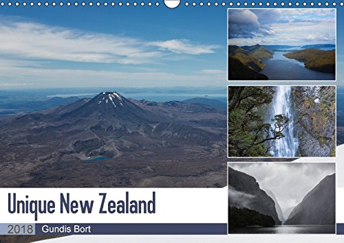 Unique New Zealand (Wall Calendar 2018 DIN A3 Landscape): New Zealand's amazing landscapes, captured in various lighting moods, will accompany you ... calendar, 14 pages ) (Calvendo Nature) Leisure, Home & Garden