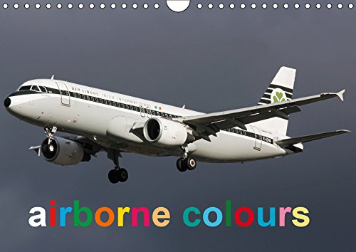 airborne colours (Wall Calendar 2019 DIN A4 Landscape): Airliners in special liveries (Monthly calendar, 14 pages ) (Calvendo Places) Leisure, Home & Garden