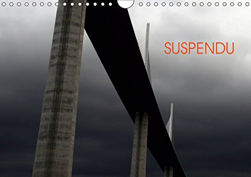 SUSPENDU (Calendrier mural 2019 DIN A4 horizontal): Ponts et viaducs de France (Calendrier mensuel, 14 Pages ) (Calvendo Places) Architecture